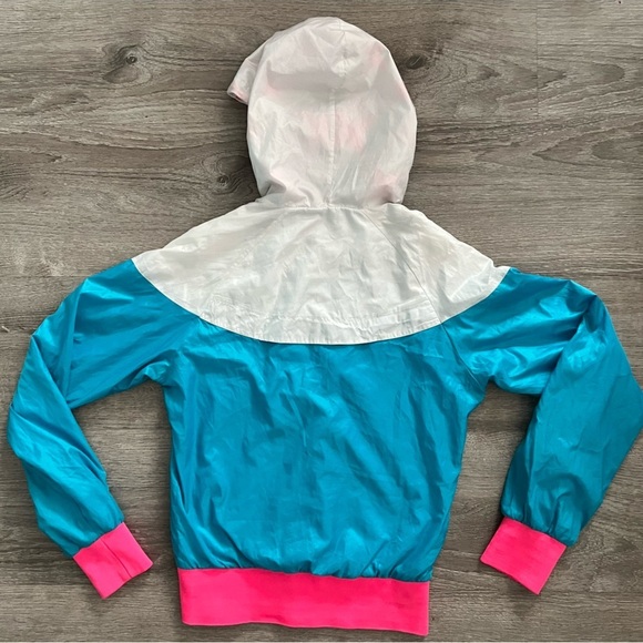 Nike Windrunner Hooded Windbreaker Vintage Jacket Women’s Size Small - Picture 3 of 4